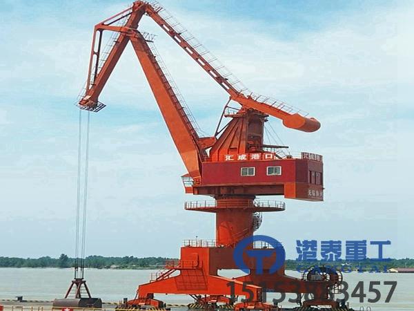 江苏苏州门座式起重机厂家 放缓震门座式起重机柔性吊具设计
